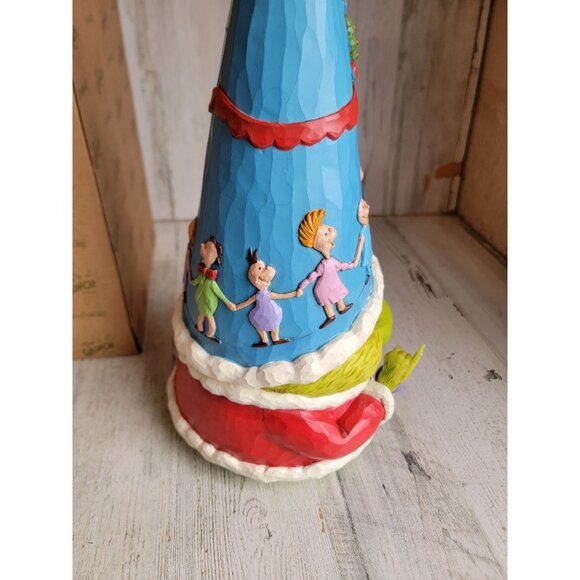 Jim Shore NEW 6010773 Large Grinch gnome enesco Whoville figure Xmas decor - Picture 5 of 9